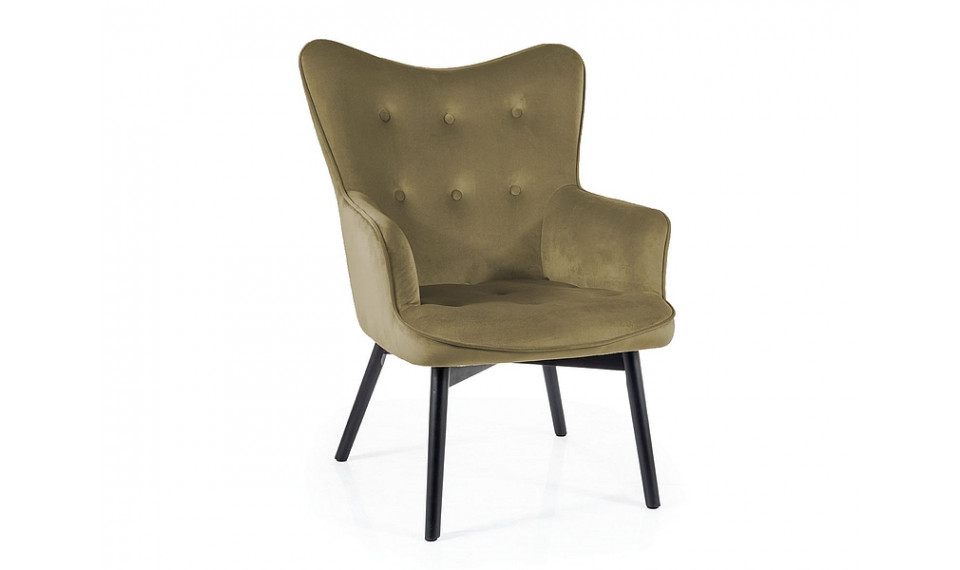 CARMEN Armchair VELVET Bluvel 77 olive | 100% Quality CARMEN Armchair VELVET Bluvel 77 olive | Armchairs | ZIPhome.ee image 1