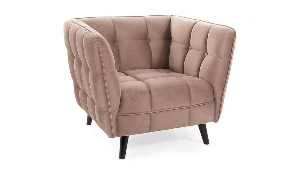 Armchair CASTELLO 1, VELVET BLUVEL 40 dark beige | 100% Quality Armchair CASTELLO 1, VELVET BLUVEL 40 dark beige | Armchairs | ZIPhome.ee image 1