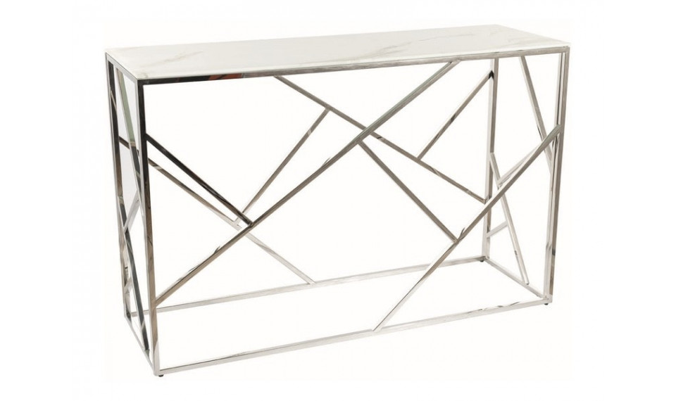 ESCADA C II Консоль, цвет белый мрамор/серебро | Туалетные столики | ZIPhome.ee изображение 1