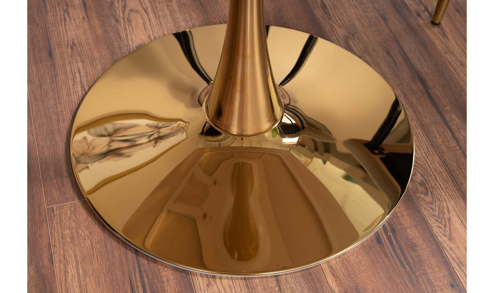 ESPERO Dining table white / gold | Tables | ZIPhome.ee image 3