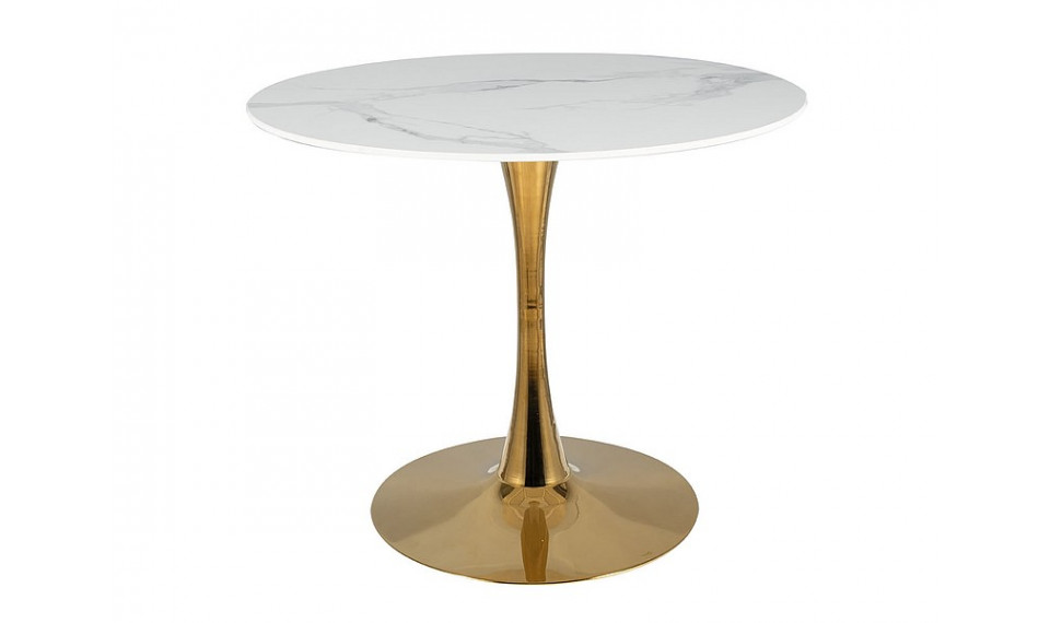 ESPERO Dining table white / gold | Tables | ZIPhome.ee image 1