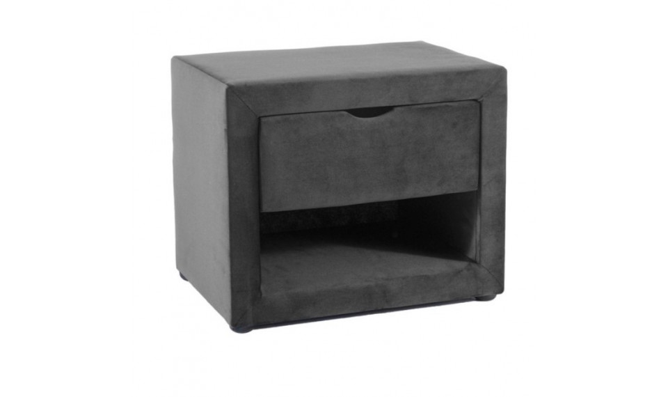 ET-001 Прикроватная тумба VELVET Bluvel 14 серый | Прикроватные тумбочки | ZIPhome.ee изображение 1