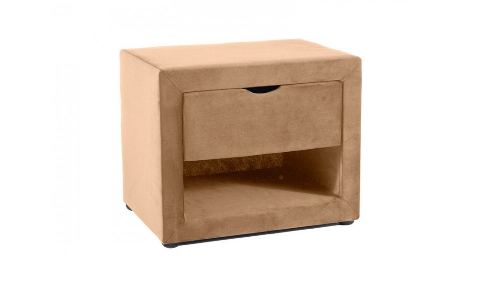 ET-001 Прикроватная тумба VELVET Bluvel 28 бежевый | Прикроватные тумбочки | ZIPhome.ee изображение 1