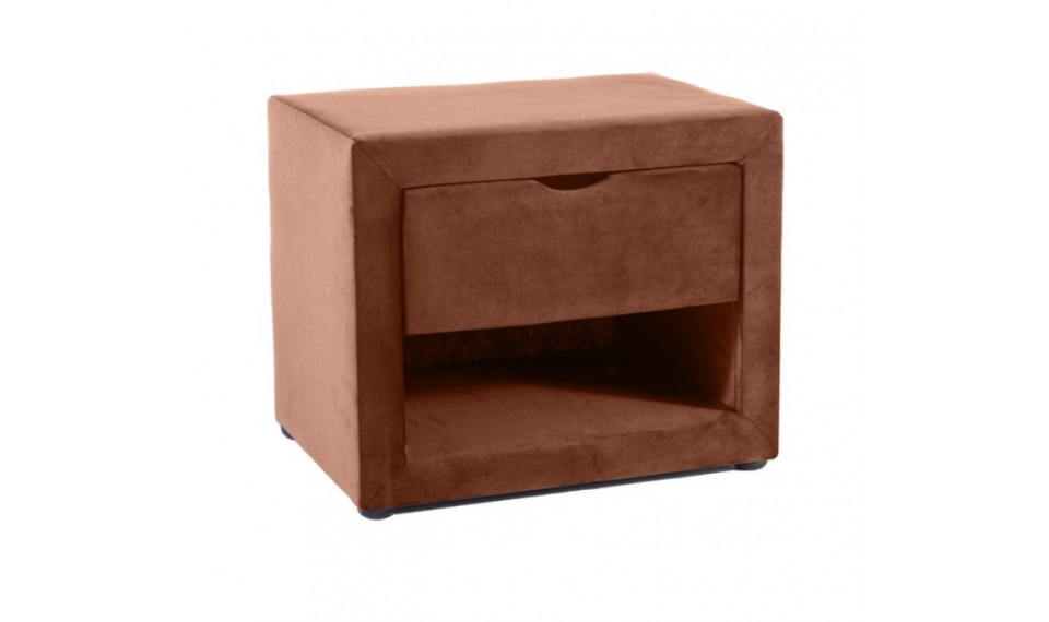 ET-001 Прикроватная тумба VELVET Bluvel 52 античный розовый | Прикроватные тумбочки | ZIPhome.ee изображение 1