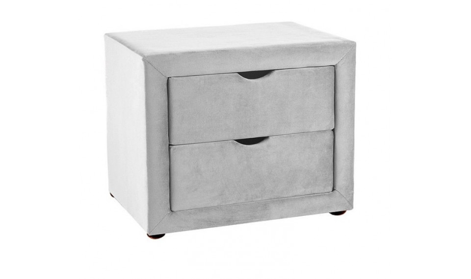 ET-002 Прикроватная тумба VELVET Bluvel 03 светло-серый | Прикроватные тумбочки | ZIPhome.ee изображение 1