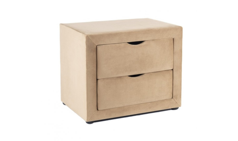 ET-002 Прикроватная тумба VELVET Bluvel 28 бежевый | Прикроватные тумбочки | ZIPhome.ee изображение 1