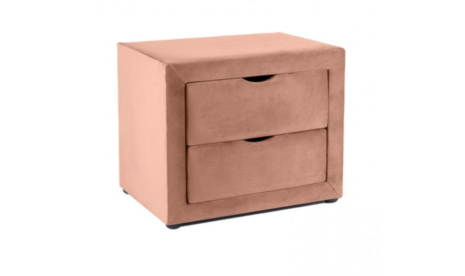 ET-002 Прикроватная тумба VELVET Bluvel 52 античный розовый | Прикроватные тумбочки | ZIPhome.ee изображение 1