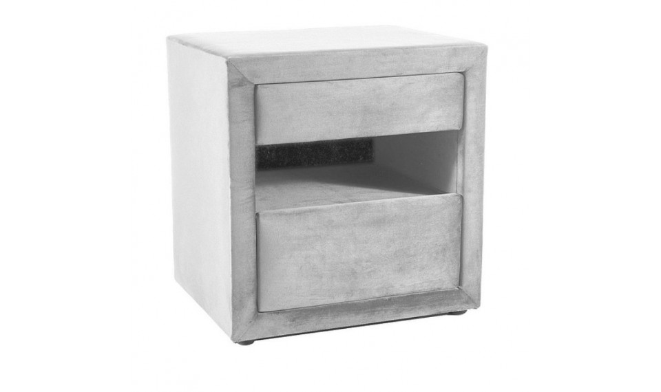 ET-003 Прикроватная тумба VELVET Bluvel 03 светло-серый | Прикроватные тумбочки | ZIPhome.ee изображение 1