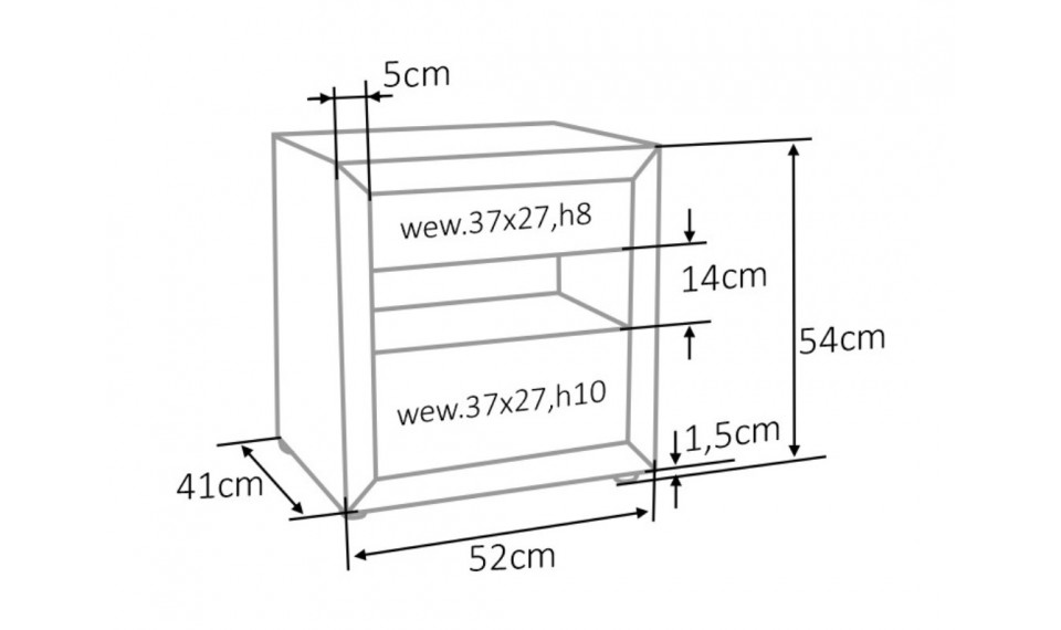 ET-003 Прикроватная тумба VELVET Bluvel 28 бежевый | Прикроватные тумбочки | ZIPhome.ee изображение 2