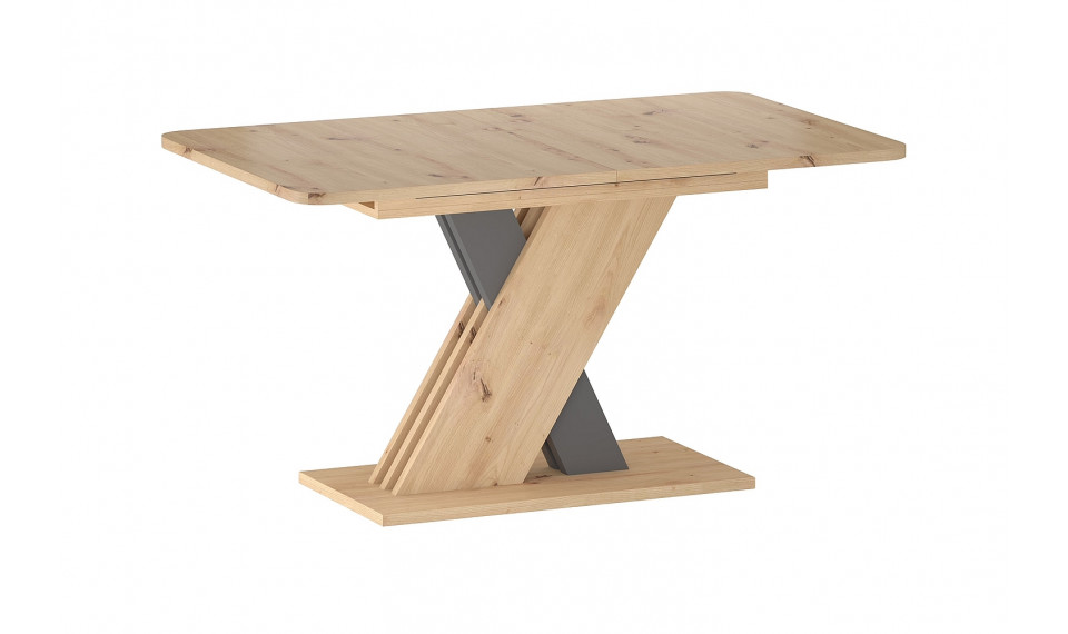EXCEL Extendable 140-180 Dining table, artisan oak / anthracite | Tables | ZIPhome.ee image 2