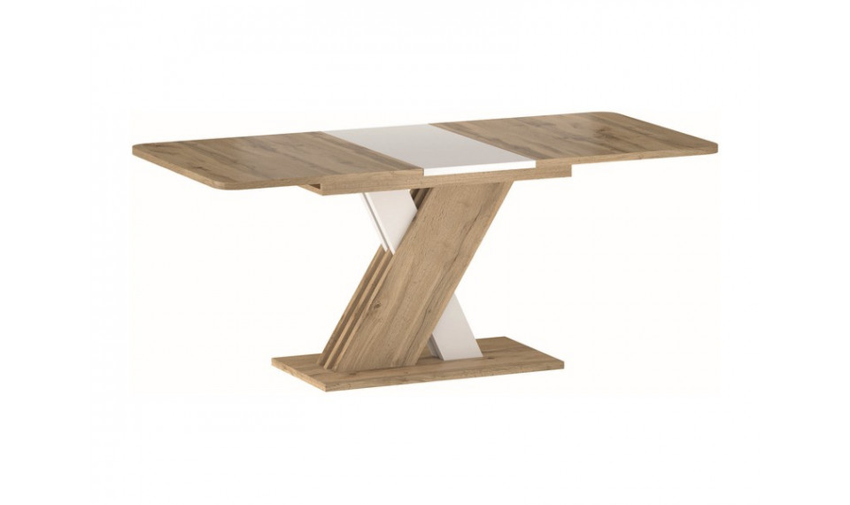 EXCEL Extendable 140-180 Dining table, wotan oak / white matt | Tables | ZIPhome.ee image 1