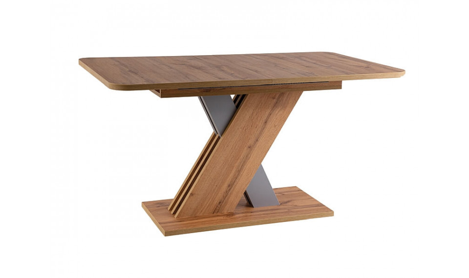 EXCEL Extendable 140-180 Dining table, wotan oak / silver | Tables | ZIPhome.ee image 1