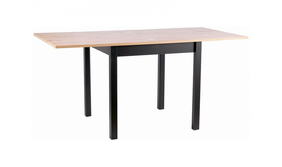FLIP Extendable 80-160 Dining table, artisan oak / black mat | Tables | ZIPhome.ee image 1