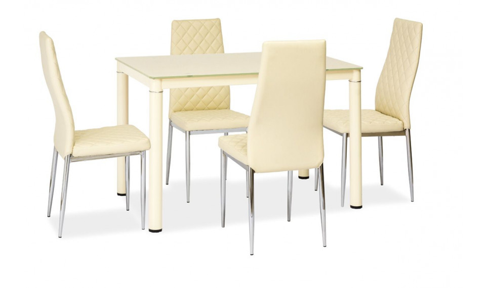 GALANT 110 Dining table, cream | Tables | ZIPhome.ee image 1
