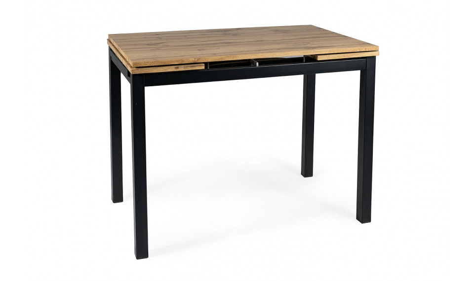 GD-017 Extendable Dining table, artisan oak / black matt | Tables | ZIPhome.ee image 3