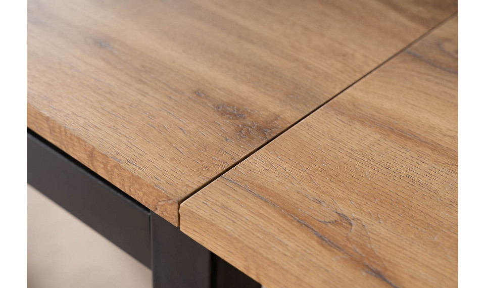 GD-017 Extendable Dining table, artisan oak / black matt | Tables | ZIPhome.ee image 5