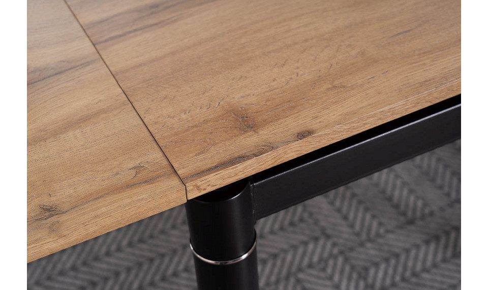 GD-082 Extendable Dining table, artisan oak / black matt | Tables | ZIPhome.ee image 3