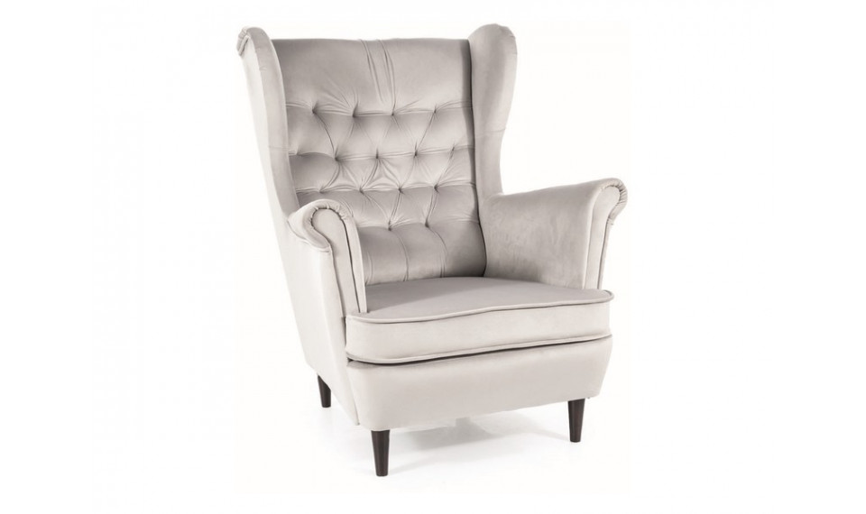 Armchair HARRY VELVET BLUVEL 03 light gray | 100% Quality Armchair HARRY VELVET BLUVEL 03 light gray | Armchairs | ZIPhome.ee image 1