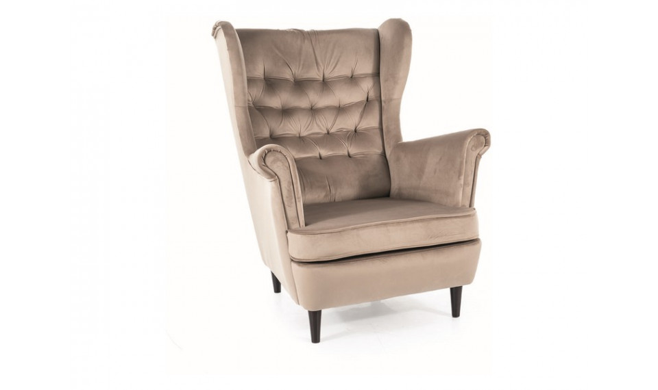 Armchair HARRY VELVET BLUVEL 40 dark beige | 100% Quality Armchair HARRY VELVET BLUVEL 40 dark beige | Armchairs | ZIPhome.ee image 1