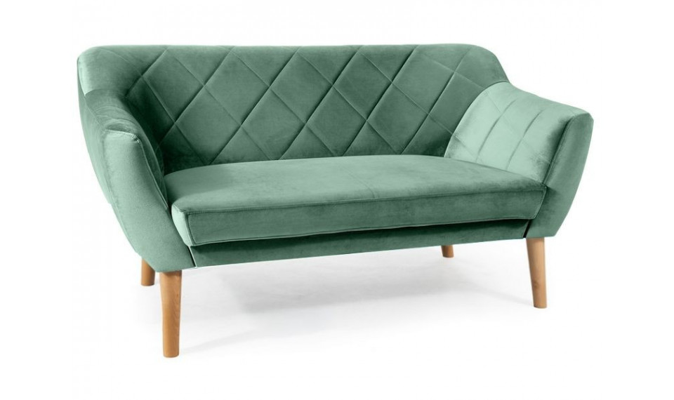 Diivan KARO 2 VELVET BLUVEL 78 roheline/pöök | 100% kvaliteet Diivan KARO 2 VELVET BLUVEL 78 roheline/pöök | Pehme mööbel | ZIPhome.ee pilt 1