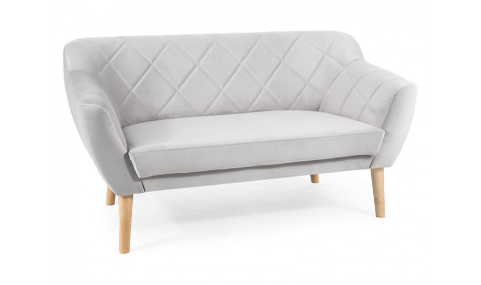 Diivan KARO 2 VELVET BLUVEL 03 helehall/pöök | 100% kvaliteet Diivan KARO 2 VELVET BLUVEL 03 helehall/pöök | Pehme mööbel | ZIPhome.ee pilt 1