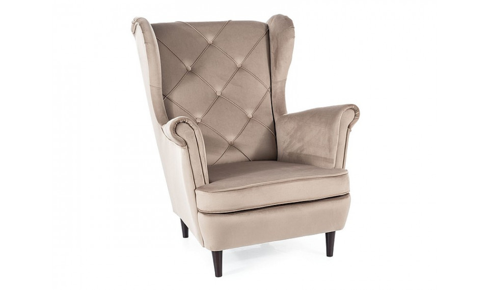 Armchair LADY VELVET BLUVEL 40 dark beige | 100% Quality Armchair LADY VELVET BLUVEL 40 dark beige | Armchairs | ZIPhome.ee image 1