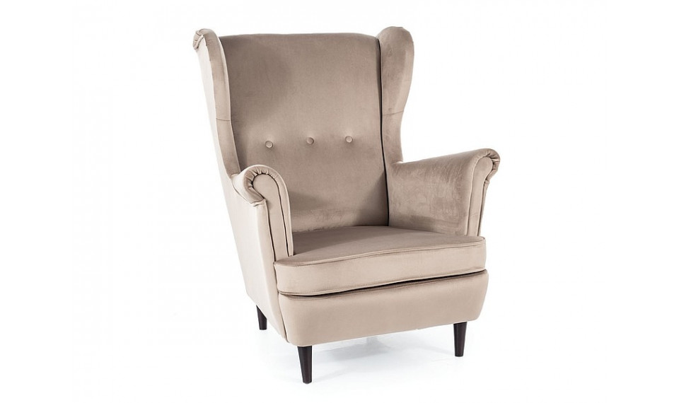 Armchair LORD VELVET BLUVEL 40 dark beige | 100% laatu Armchair LORD VELVET BLUVEL 40 dark beige | Nojatuolit | ZIPhome.ee kuva 1