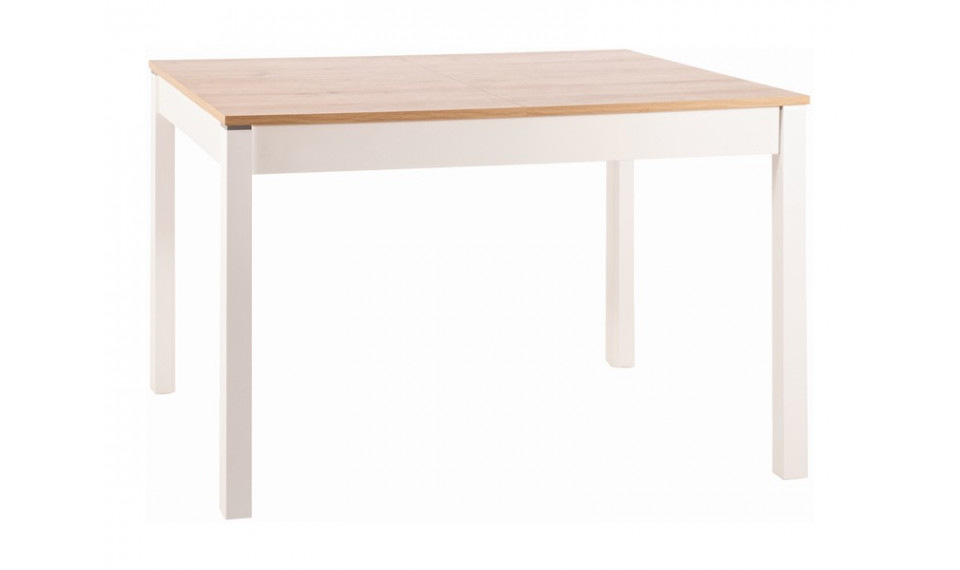 MATTEO Extendable 118-158 dining table, artisan oak / white mat | Tables | ZIPhome.ee image 4
