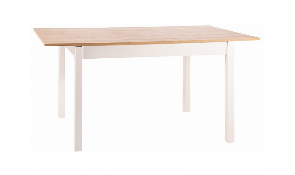 MATTEO Extendable 118-158 dining table, artisan oak / white mat | Tables | ZIPhome.ee image 2