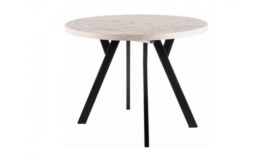 MEDAN Extendable 100-168 dining table, marble / black | Tables | ZIPhome.ee image 4