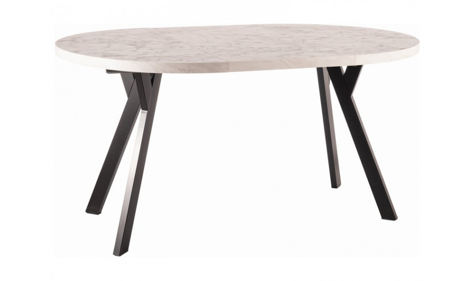 MEDAN Extendable 100-168 dining table, marble / black | Tables | ZIPhome.ee image 2