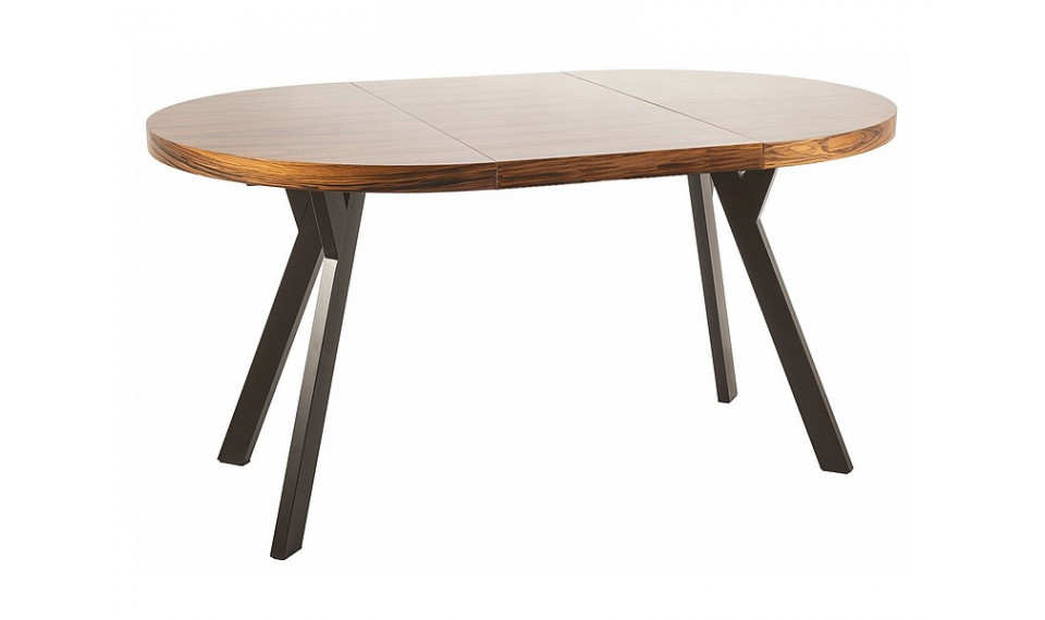 MEDAN Extendable 100-168 dining table, rosewood / black | Tables | ZIPhome.ee image 2