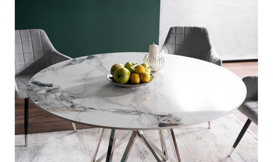 MURANO Dining table white / chrome | Tables | ZIPhome.ee image 4