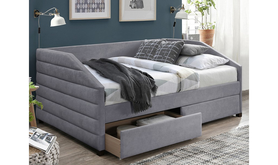 NADIA Voodi VELVET Tap.142 hall | Voodid | ZIPhome.ee image 1