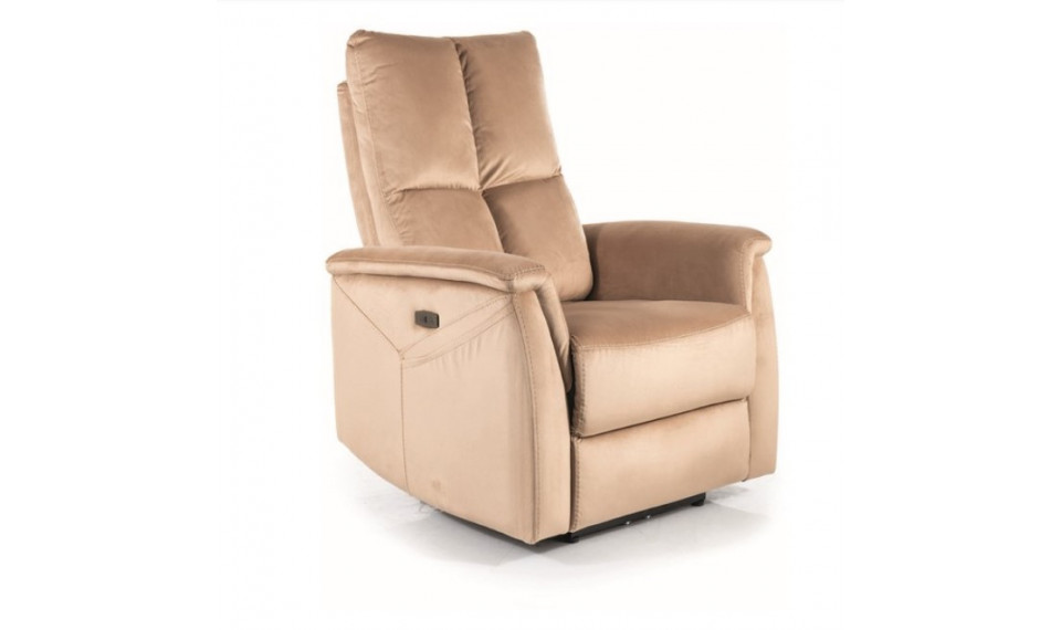 Armchair NEPTUN M VELVET BLUVEL 28 beige, with massage function | 100% laatu Armchair NEPTUN M VELVET BLUVEL 28 beige, with massage function | Nojatuolit | ZIPhome.ee kuva 1