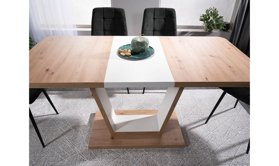 NIGEL 120-160 Extendable Dining table White/Oak | Tables | ZIPhome.ee image 6