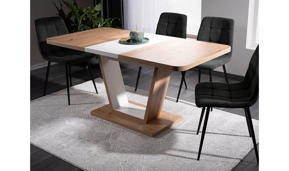 NIGEL 120-160 Extendable Dining table White/Oak | Tables | ZIPhome.ee image 5