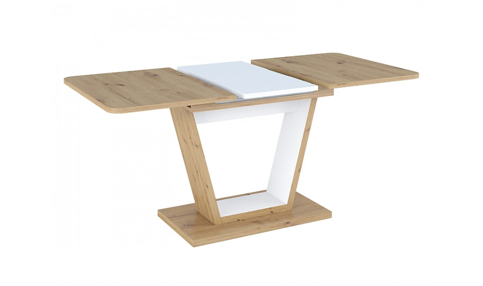 NIGEL 120-160 Extendable Dining table White/Oak | Tables | ZIPhome.ee image 1