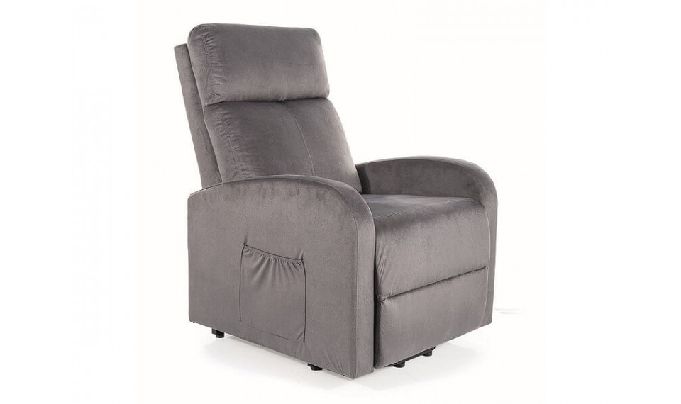 ODYS Tugitool, VELVET Bluvel 14 hall | 100% kvaliteet ODYS Tugitool, VELVET Bluvel 14 hall | Pehme mööbel | ZIPhome.ee pilt 1