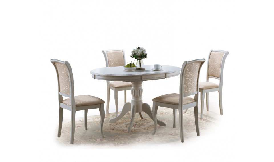 OLIVIA Extendable 106-141 Dining table, ecru | Tables | ZIPhome.ee image 1