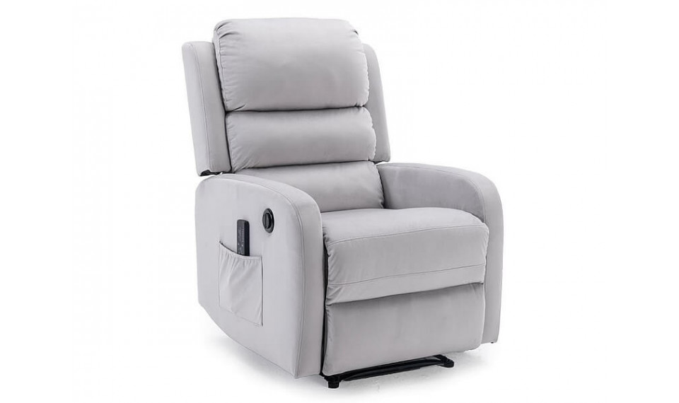 Armchair PEGAZ M VELVET BLUVEL 03 light gray | 100% laatu Armchair PEGAZ M VELVET BLUVEL 03 light gray | Nojatuolit | ZIPhome.ee kuva 1