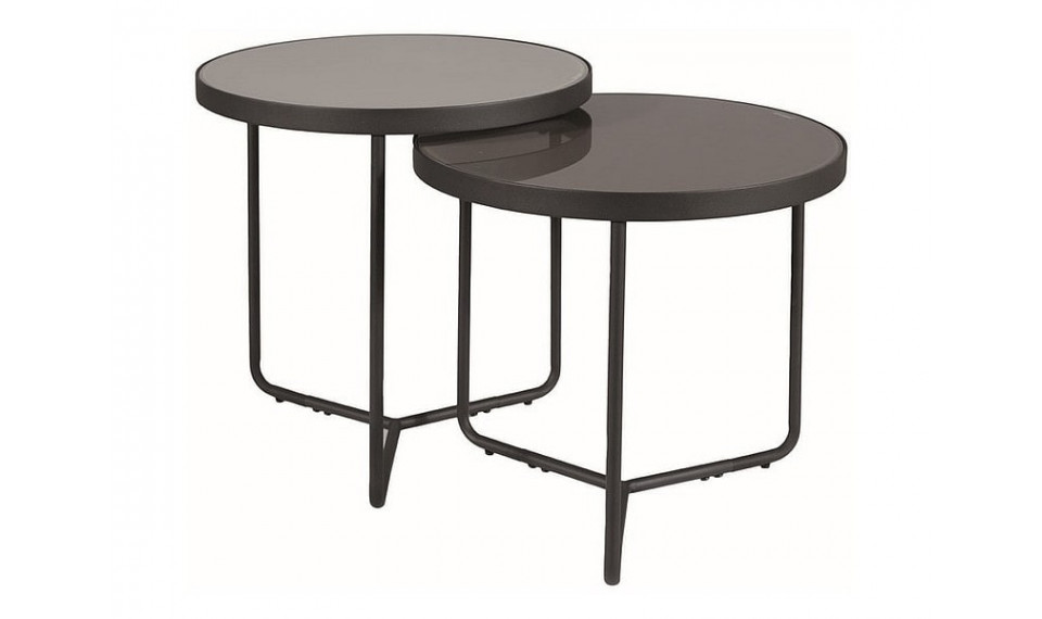 PENELOPE Coffee table set, gray / black | Сoffee tables | ZIPhome.ee image 1