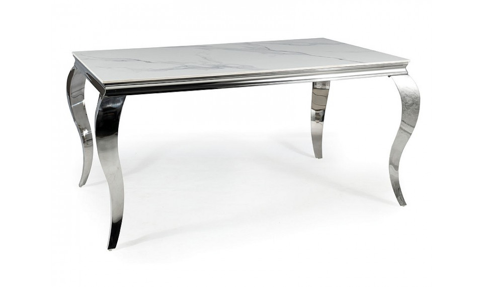 PRINCE 180x90 söögilaud, keraamiline, calacatta / kroom | Lauad | ZIPhome.ee изображение 2