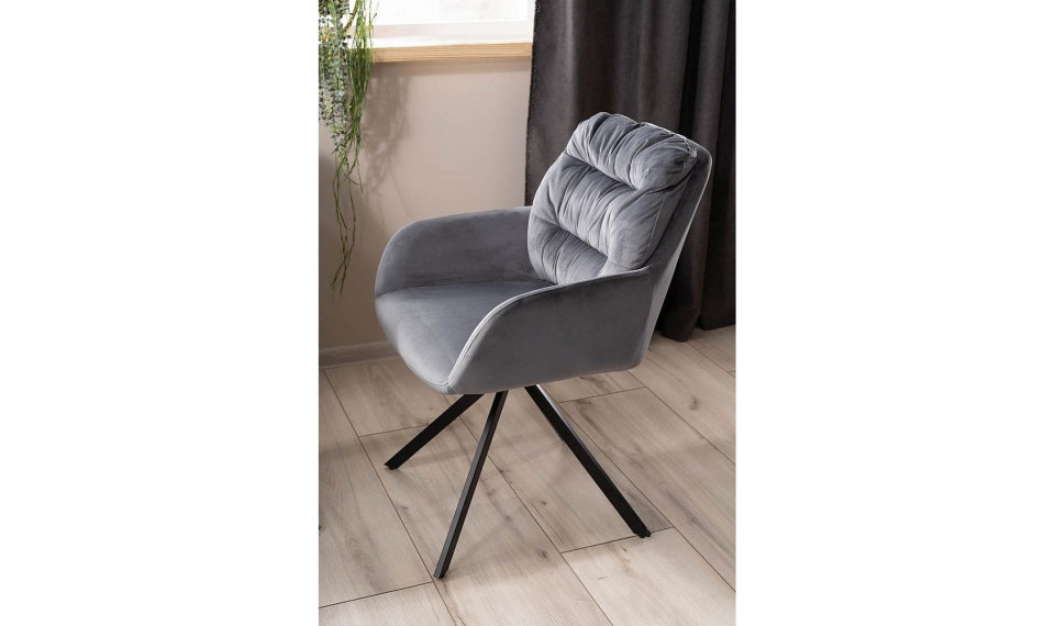 SPELLO Стул VELVET Bluvel 14 серый | Стулья и кресла | ZIPhome.ee изображение 3