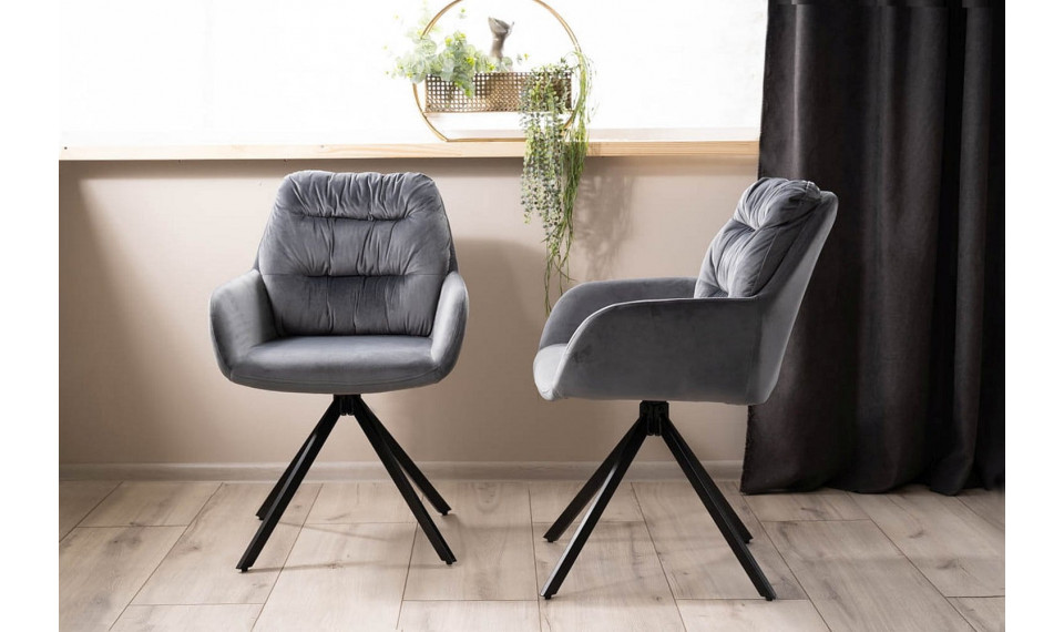 SPELLO Стул VELVET Bluvel 14 серый | Стулья и кресла | ZIPhome.ee изображение 4