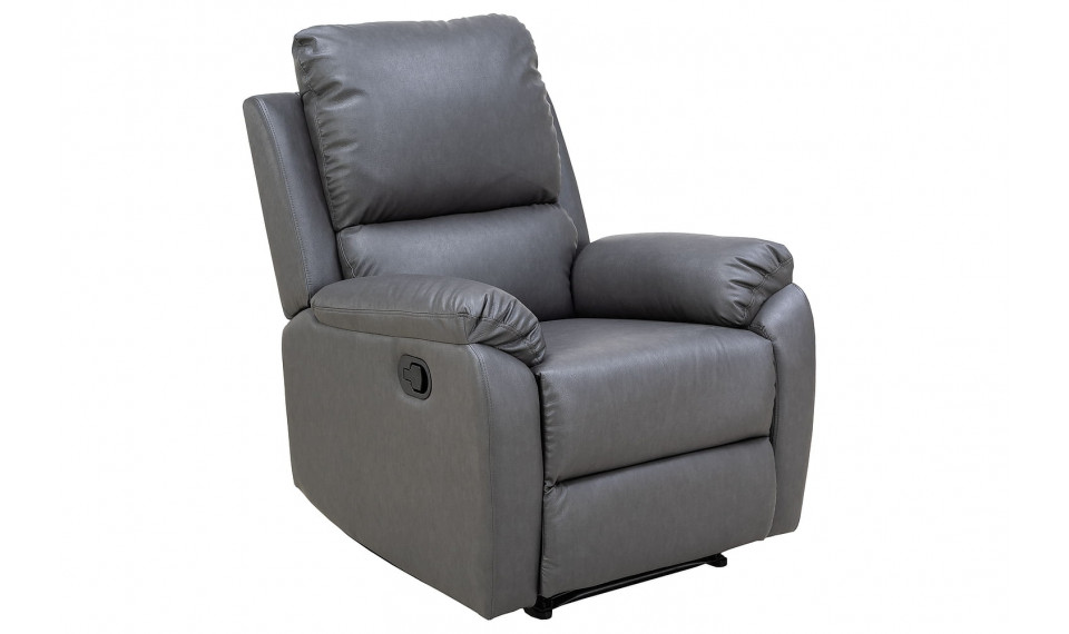 SPENCER 1 Recliner, eco-leather Buffalo 6 gray | 100% Quality SPENCER 1 Recliner, eco-leather Buffalo 6 gray | Armchairs | ZIPhome.ee image 1