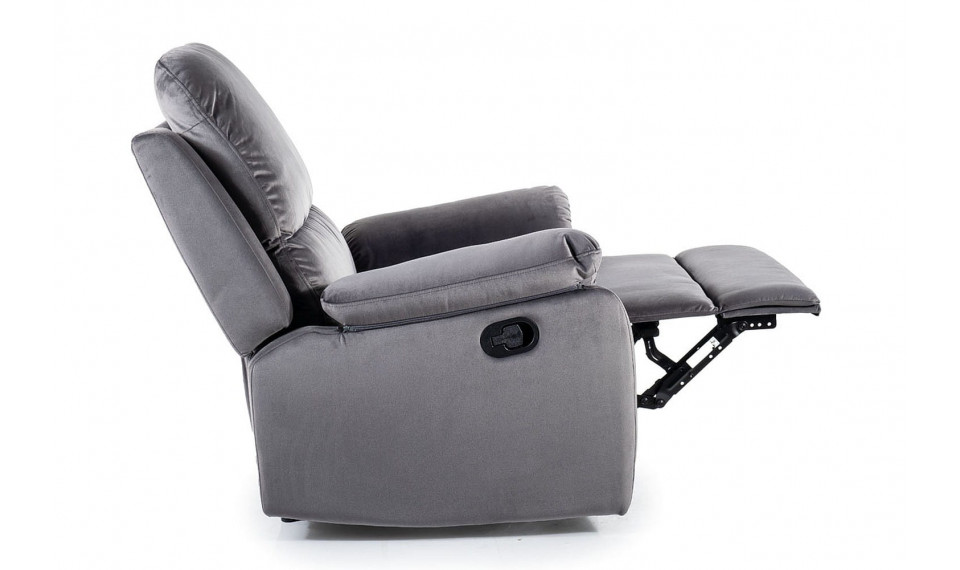 SPENCER 1 Recliner VELVET Bluvel 14 gray | 100% Quality SPENCER 1 Recliner VELVET Bluvel 14 gray | Armchairs | ZIPhome.ee image 3