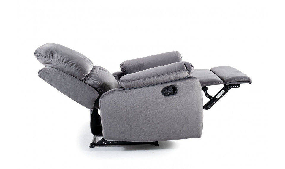 SPENCER 1 Recliner VELVET Bluvel 14 gray | 100% Quality SPENCER 1 Recliner VELVET Bluvel 14 gray | Armchairs | ZIPhome.ee image 1