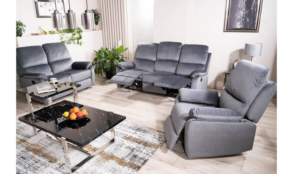 SPENCER 3 Диван, эко-кожа Buffalo 6 серый | Мягкая мебель | ZIPhome.ee изображение 5