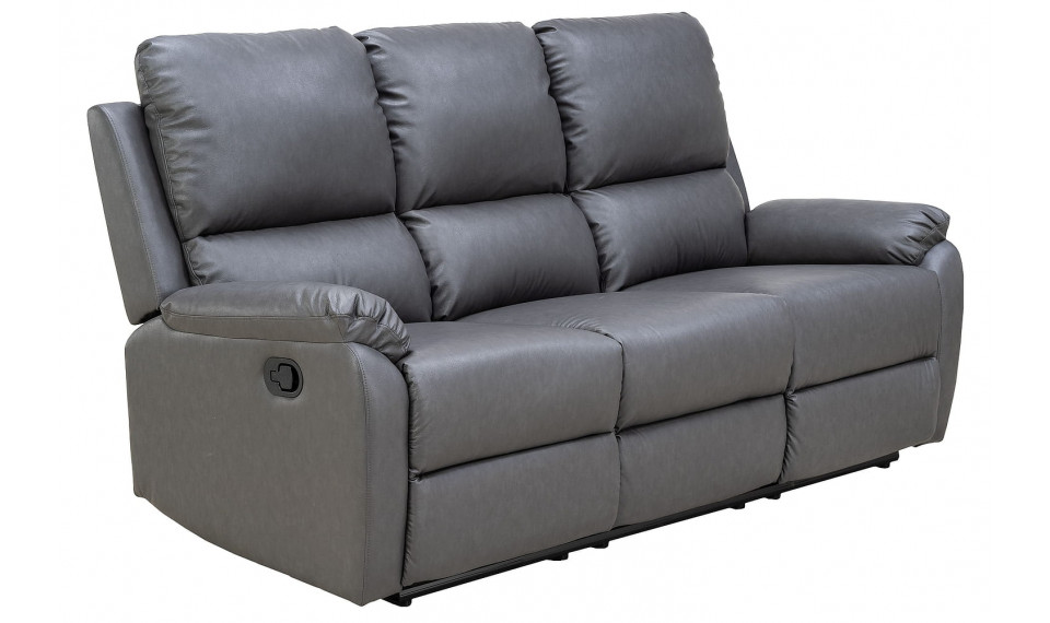 SPENCER 3 Диван, эко-кожа Buffalo 6 серый | Мягкая мебель | ZIPhome.ee изображение 1